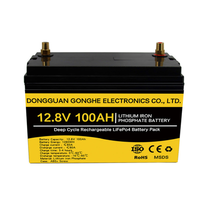 A bateria de lítio portátil de 12V LiFePO4 embala 6000 ciclos de múltiplos propósitos