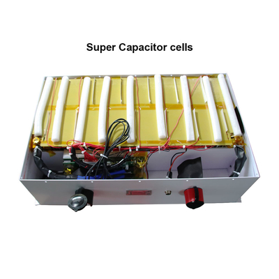 Cor de prata durável solar do banco 48V 2100WH do poder do capacitor do sistema C.C.