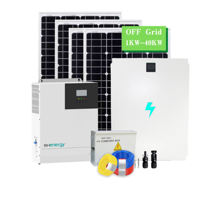 Sistema solar da casa resistente de Gonghe PID, sistemas de energia 120V solar residenciais