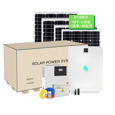 Sistema solar da casa resistente de Gonghe PID, sistemas de energia 120V solar residenciais