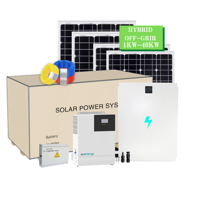 Sistema solar da casa resistente de Gonghe PID, sistemas de energia 120V solar residenciais