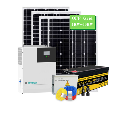 Sistema solar da casa resistente de Gonghe PID, sistemas de energia 120V solar residenciais