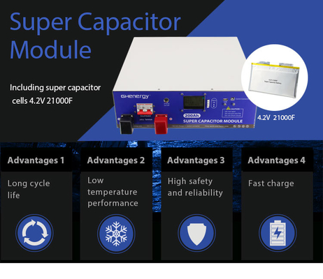 Módulo de BMS Multipurpose 48V Ultracapacitor, módulo de 100ah Graphene Supercap