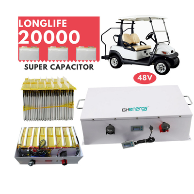 Bloco super do capacitor da bateria 48V 1050WH Graphene do capacitor do carrinho de golfe