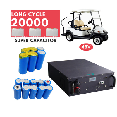 Bateria super 48v 3900wh do capacitor de Graphene para para carrinhos de golfe e o carrinho elétrico