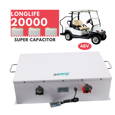 Bateria super 48v 3900wh do capacitor de Graphene para para carrinhos de golfe e o carrinho elétrico