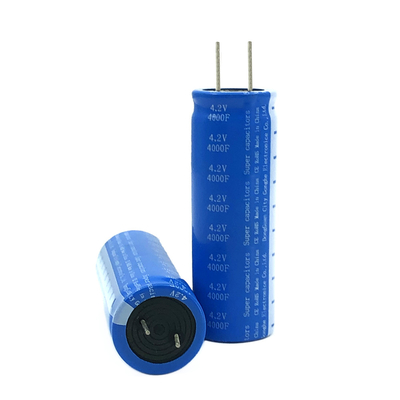 Pilha elétrica 4.2V 4000F do IEC Supercapacitor para o sistema claro solar