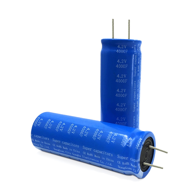 Pilha elétrica 4.2V 4000F do IEC Supercapacitor para o sistema claro solar
