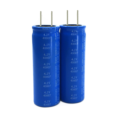 Pilha elétrica 4.2V 4000F do IEC Supercapacitor para o sistema claro solar