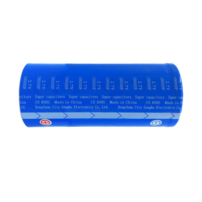pilha 60x138mm de Supercapacitor do farad de 100000F 2.7V para o armazenamento de energia