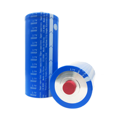 pilha 60x138mm de Supercapacitor do farad de 100000F 2.7V para o armazenamento de energia