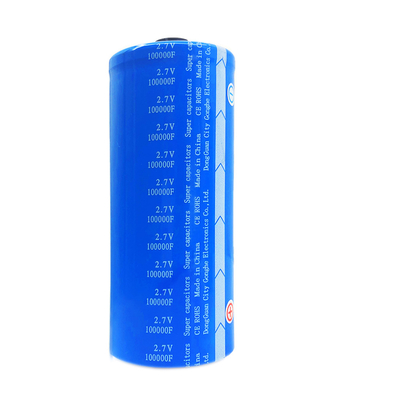 pilha 60x138mm de Supercapacitor do farad de 100000F 2.7V para o armazenamento de energia