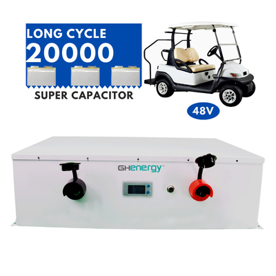Bateria super 24V do capacitor de Graphene para para o módulo de armazenamento dos carrinhos de golfe