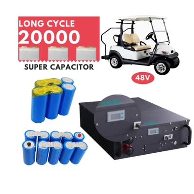 Banco da bateria do carrinho de golfe do lítio 100AH com BMS Rechargeable Portable
