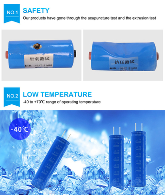 18650 bateria de 2.7v 3000f Graphene Supercapacitor para a coleta da energia solar