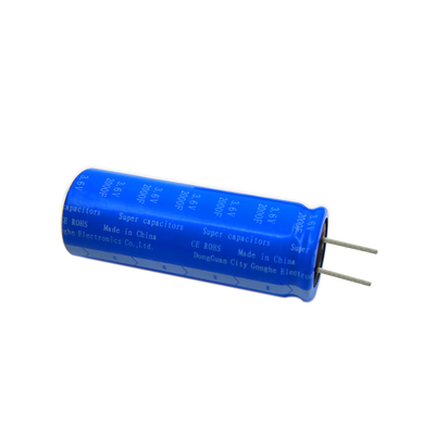 Bateria radial elétrica dobro 3.6v 2000f dos capacitores do farad da camada