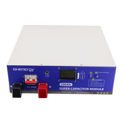 Módulo super alto 48V 7KWh do capacitor da eficiência de conversão para o armazenamento de energia