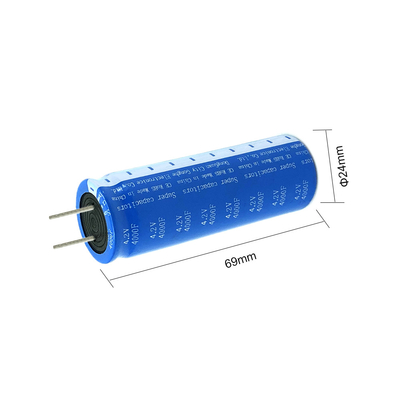 C424000R Armazenamento de energia / Telecom / Célula supercapacitor de painel solar 4.2v 4000f