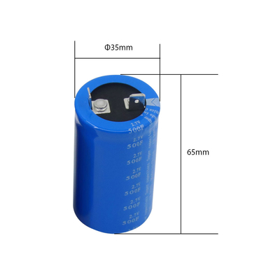 Lug 2,7 Volt 500 Farad Substitua o Super Capacitor da Bateria Através do Orifício