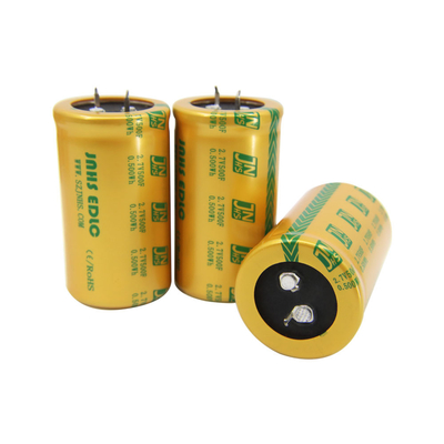 Encaixe na célula do supercapacitor 2,7 Volt 500 Farad Substitua as baterias