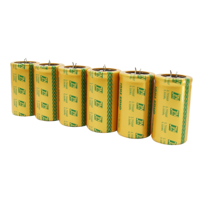 Encaixe na célula do supercapacitor 2,7 Volt 500 Farad Substitua as baterias