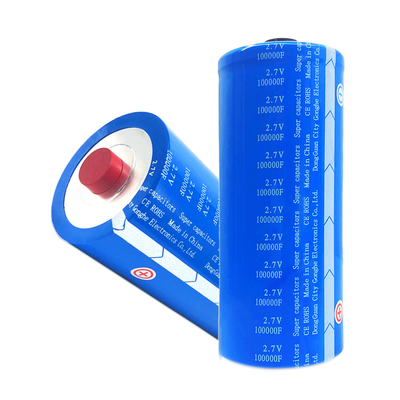 Pilha Ultrafast de 2.7V 100000F Supercapacitor para aplicações pulsadas do poder