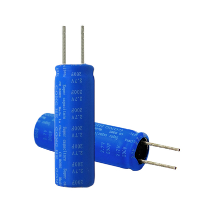 Nenhuma bateria super 2.7V prático 200F 10x30mm do capacitor da explosão