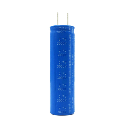 Bateria super portátil 3000F 2.7V 18x65Mm do capacitor de EV de múltiplos propósitos
