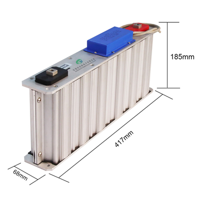 O capacitor super embala o tamanho do poder superior GHT16V500FL das folha de dados: 417*68*185